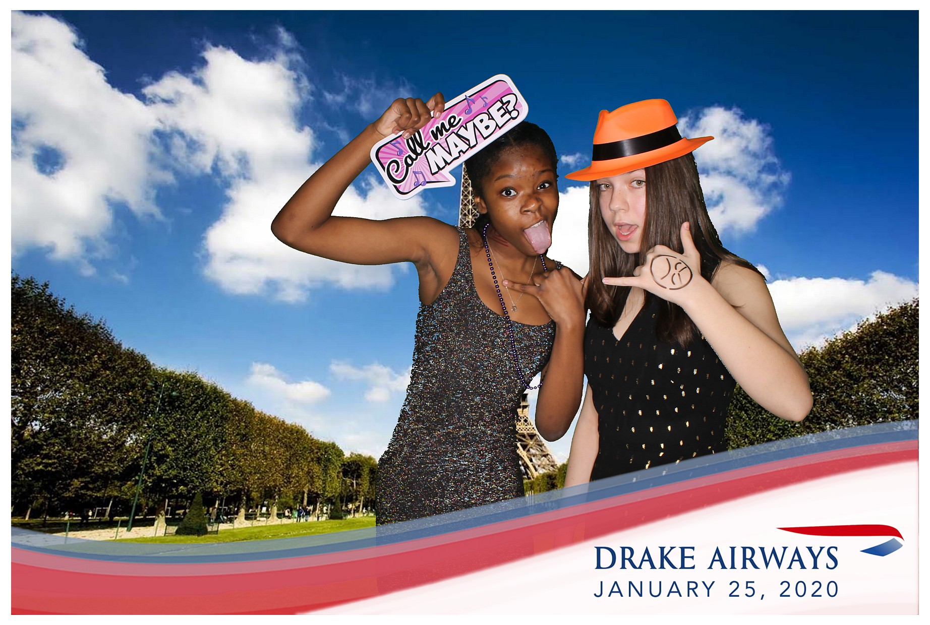Drake Airways | View more photos from the event at gallery.photoboothcincy.com/u/PhotoBoothCincy/Drake-Airways